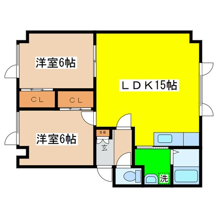 アヴァンツァーレ昭和の物件間取画像